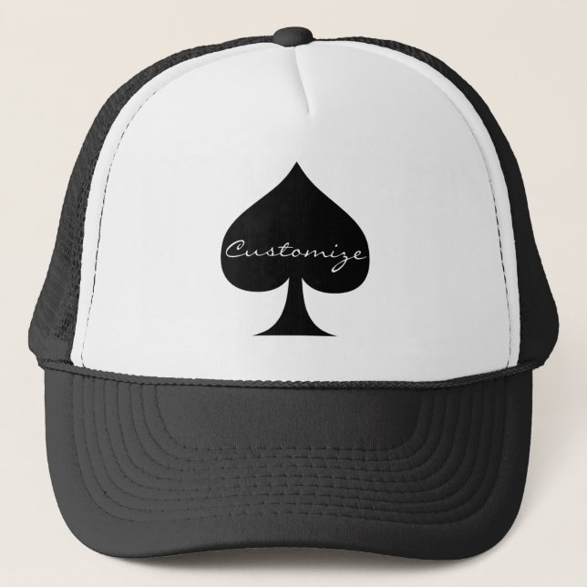 Gorra De Camionero Reina negra de espadas (Anverso)