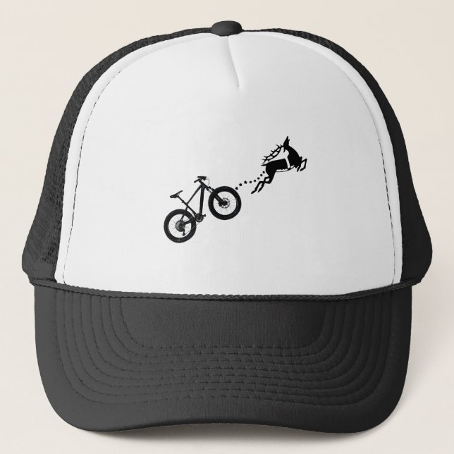 Gorra De Camionero Reindeer Antler Mountain Bike Christmas rider  (Anverso)