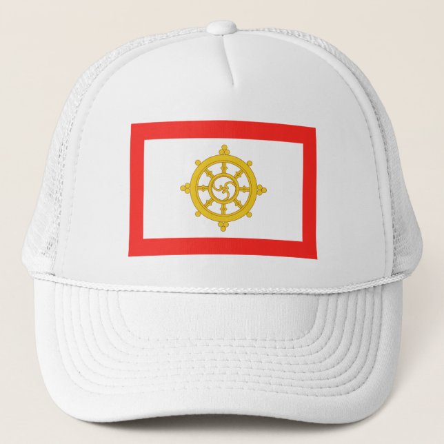 Gorra De Camionero Reino de la Bandera Sikkim (Anverso)