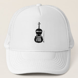 Gorra De Camionero Relájese El Violin Player está aquí