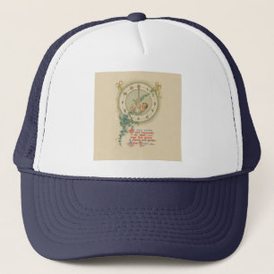 Gorra De Camionero Reloj Antiguo Bebé de Año Nuevo