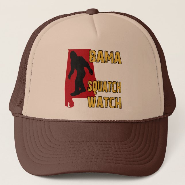 Gorra De Camionero Reloj de Bama Squatch (Anverso)
