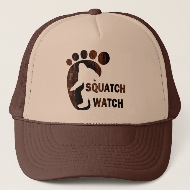 Gorra De Camionero Reloj de Squatch (Anverso)