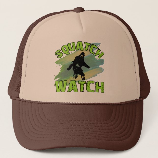 Gorra De Camionero Reloj de Squatch (Anverso)