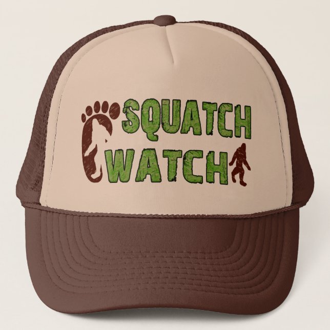 Gorra De Camionero Reloj de Squatch (Anverso)