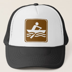 Gorra De Camionero Remar el Rótulo recreativo de la carretera