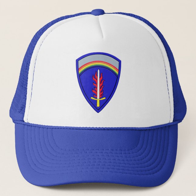 Gorra De Camionero Remiendo de USAREUR (Anverso)
