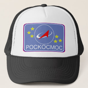 Gorra De Camionero Remiendo del vuelo de Roscosmos