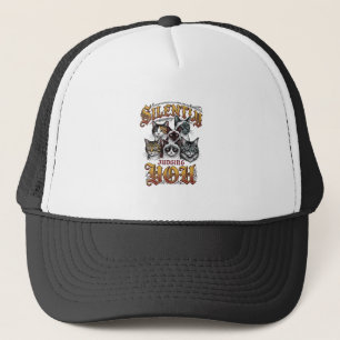 Gorra De Camionero Remitiéndote en silencio camiseta gráfica vintage