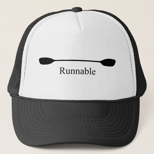 Gorra De Camionero Remo de kayak transitable (Anverso)