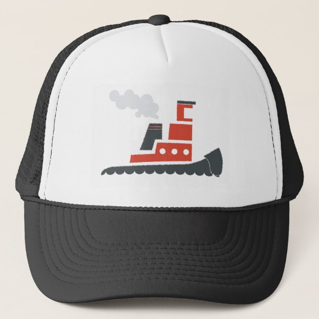 Gorra De Camionero Remolcador del rojo de Lil (Anverso)