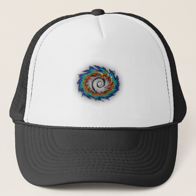 Gorra De Camionero Remolino de Debian (Anverso)