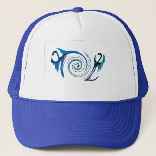 Gorra De Camionero Remolino del dragón de la fantasía
