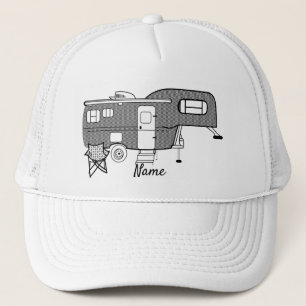 Gorra De Camionero Remolque de viaje clásico Caravana Thunder_Cove