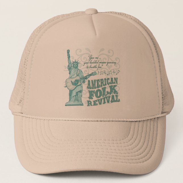Gorra De Camionero Renacimiento popular americano (Anverso)