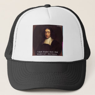 Gorra De Camionero René Descartes Cito Pienso Luego Existó