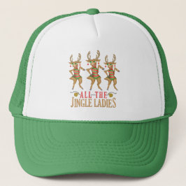 Gorra De Camionero Reno divertido del navidad todas las señoras del