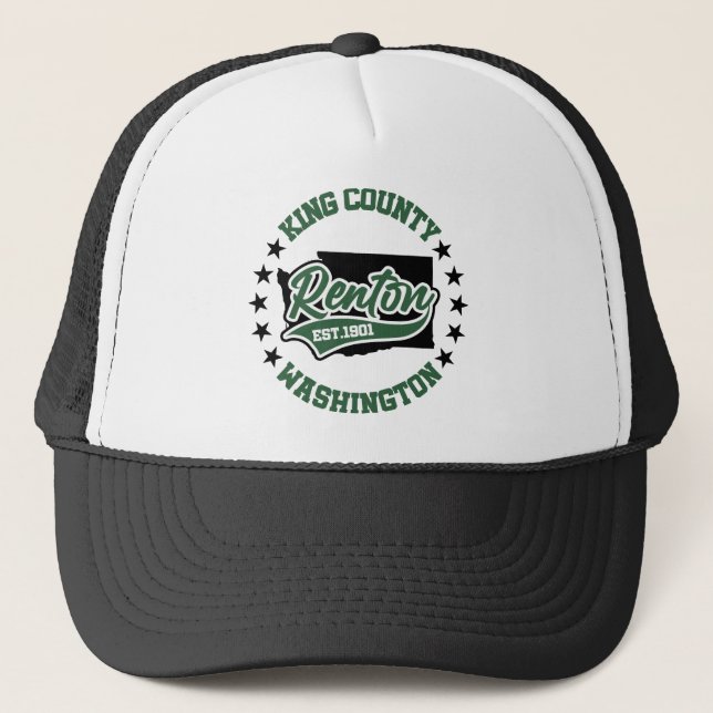 Gorra De Camionero Renton, Washington (Anverso)