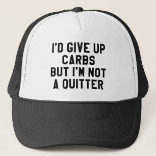 Gorra De Camionero Renunciaría a los carbohidratos pero no soy un qui