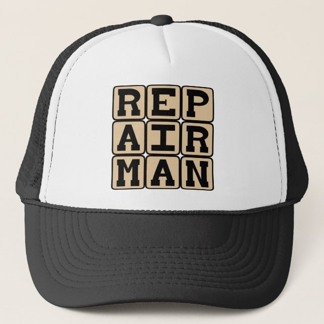 Gorra De Camionero Repairman, Handyman (Anverso)