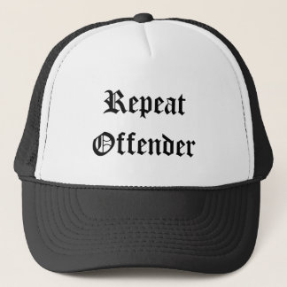 GORRA DE CAMIONERO REPETIR EL DELITO