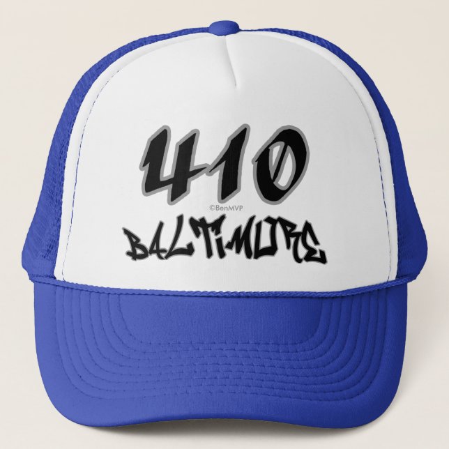 Gorra De Camionero Representante Baltimore (410) (Anverso)