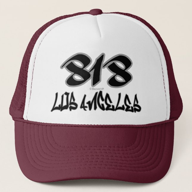 Gorra De Camionero Representante Los Ángeles (818) (Anverso)