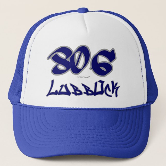 Gorra De Camionero Representante Lubbock (806) (Anverso)
