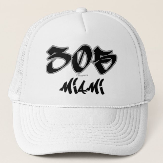 Gorra De Camionero Representante Miami (305) (Anverso)