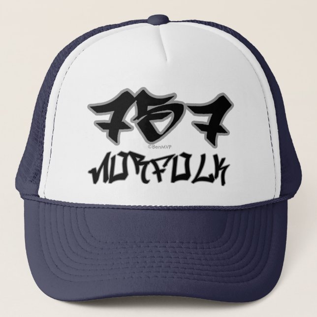 Gorra De Camionero Representante Norfolk (757) (Anverso)