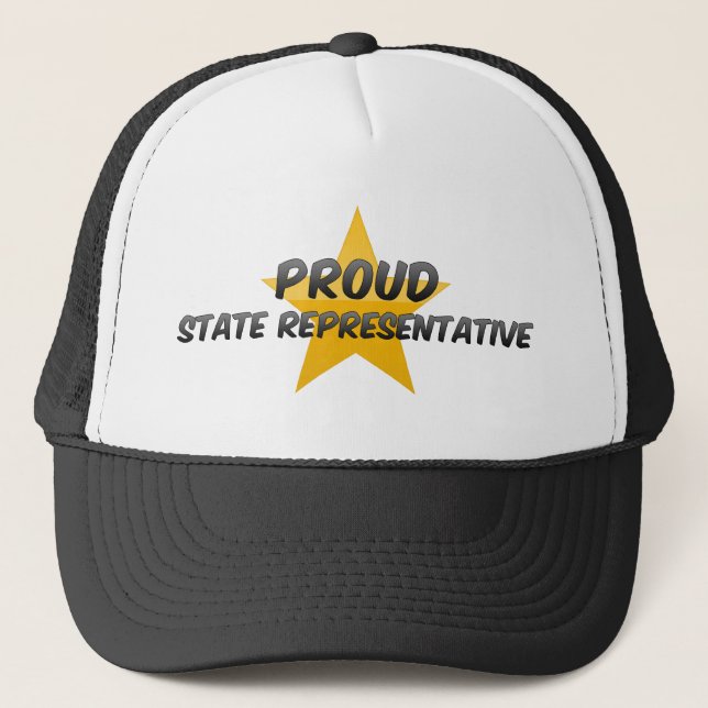 Gorra De Camionero Representante orgulloso del estado (Anverso)