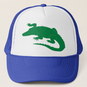 Gorra De Camionero Reptil del cocodrilo del cocodrilo del cocodrilo