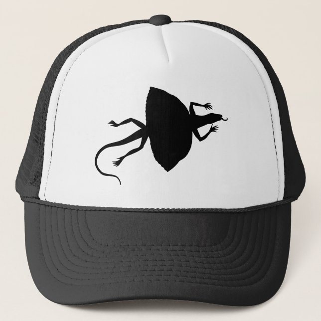 Gorra De Camionero Reptil negro (Anverso)