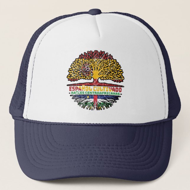Gorra De Camionero República Africana Central España España (Anverso)