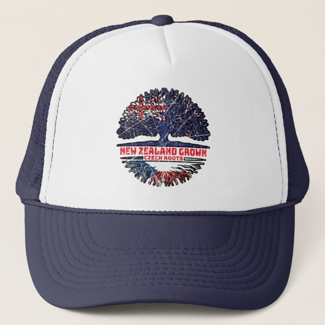 Gorra De Camionero República Checa Nueva Zelandia (Anverso)