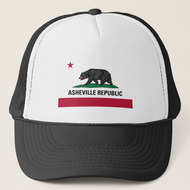 Gorra De Camionero República de Asheville (Anverso)