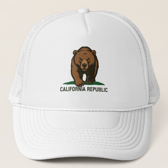 Gorra De Camionero República de California. (Anverso)