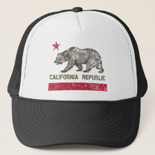 Gorra De Camionero república de california angustiada
