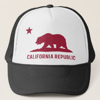Gorra De Camionero República de California - básica - rojo