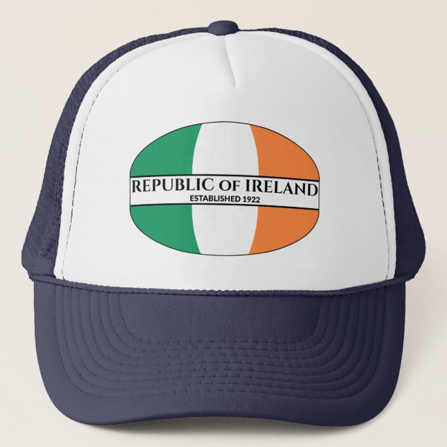 Gorra De Camionero República de Irlanda Establecimiento de la Bandera (Anverso)