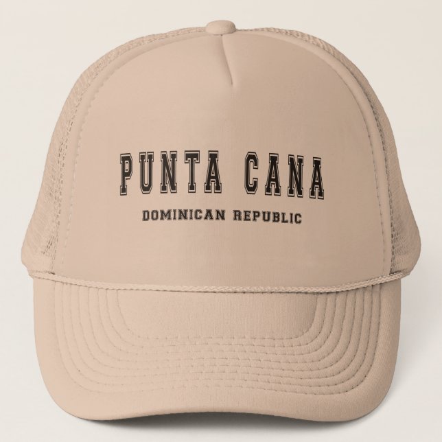 Gorra De Camionero República Dominicana de Punta Cana (Anverso)