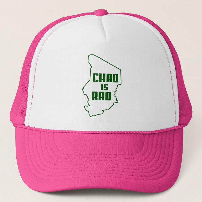 Gorra De Camionero República eo Tchad es esquema verde del Rad (Anverso)