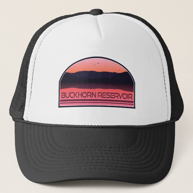 Gorra De Camionero Reserva de Buckhorn North Carolina Red Sunrise (Anverso)