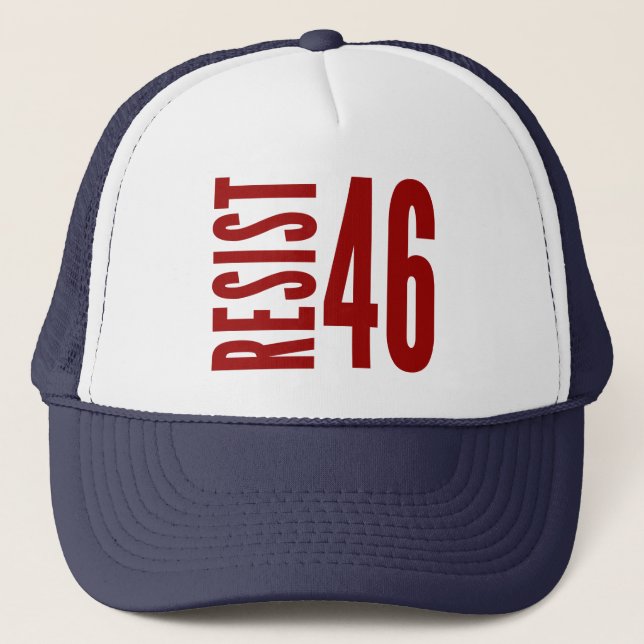 Gorra De Camionero Resist 46 Anti-Biden (Anverso)