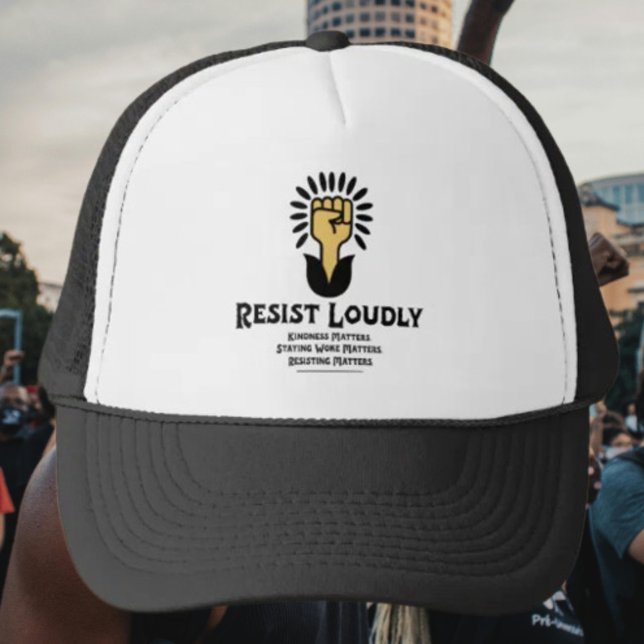 Gorra De Camionero Resist Louly Trucker Hat | Poder antifascista (Subido por el creador)