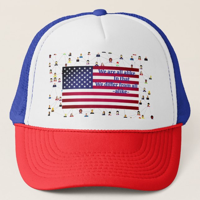 Gorra De Camionero  Respetar la Diversidad  (Anverso)