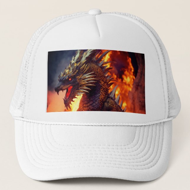 Gorra De Camionero Respiración de dragón (Anverso)