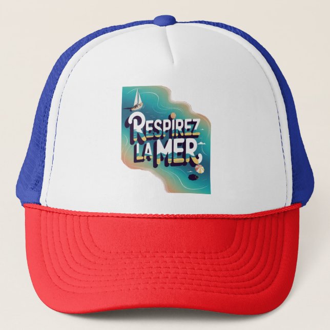 Gorra De Camionero Respirey la mer (Anverso)