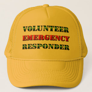 Gorra De Camionero Respondedor de emergencia voluntario