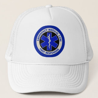 Gorra De Camionero Respondedor de la asistencia médica de la
